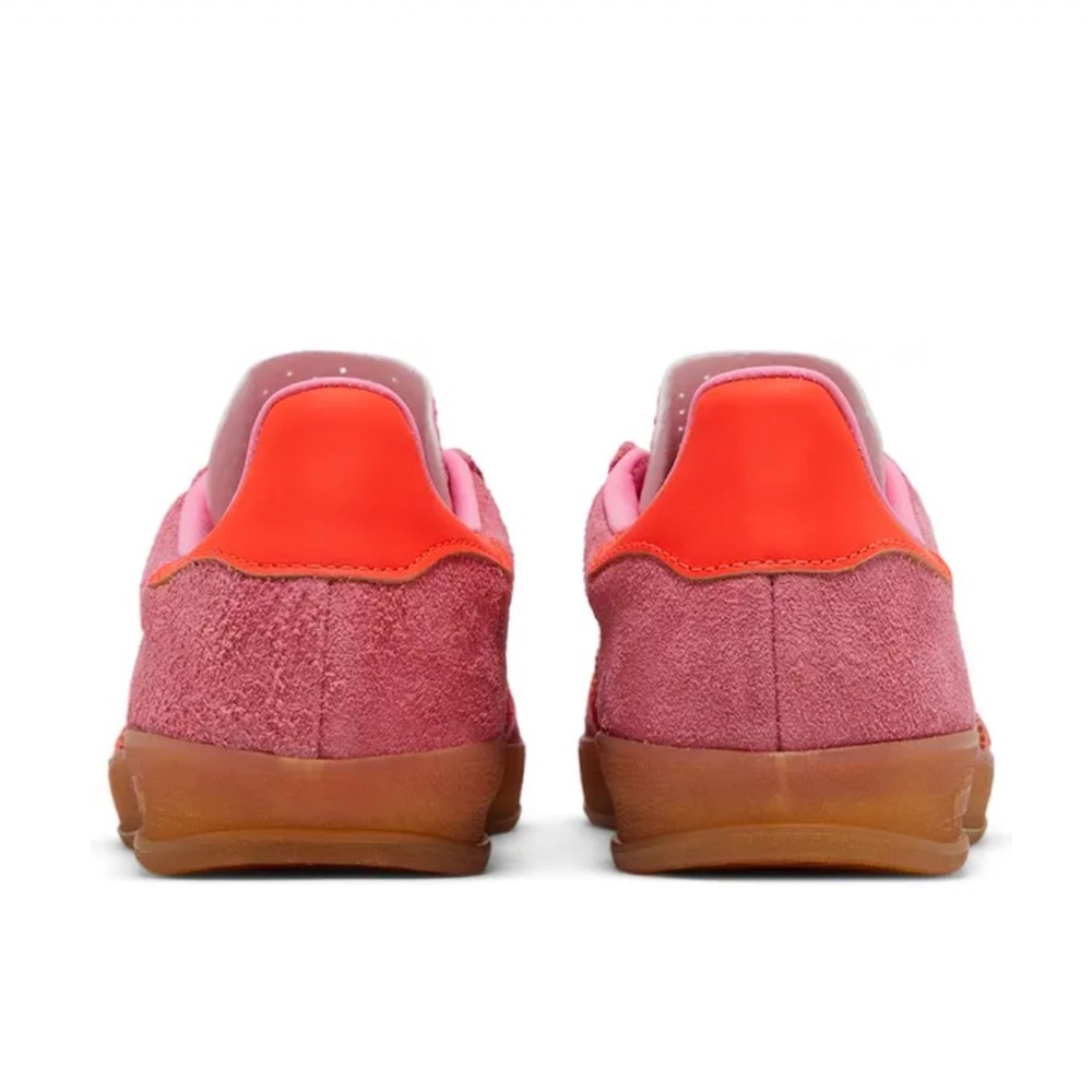 Adidas Women’s Gazelle Indoor Beam Pink Solar Red - Picture 2 of 9